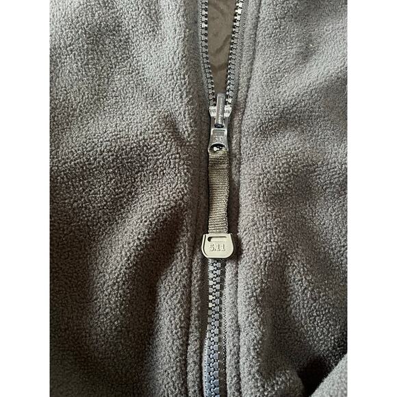Mens Black 511 Tactical Series Fleece Nylon Full Zip Security Workwear‎ Jacket L - Picture 8 of 10